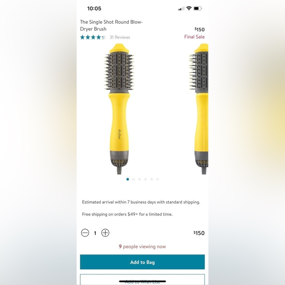DryBar | The Double Shot Oval Blow-Dryer Brush